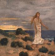 Woman on the Beach Pierre Puvis de Chavannes